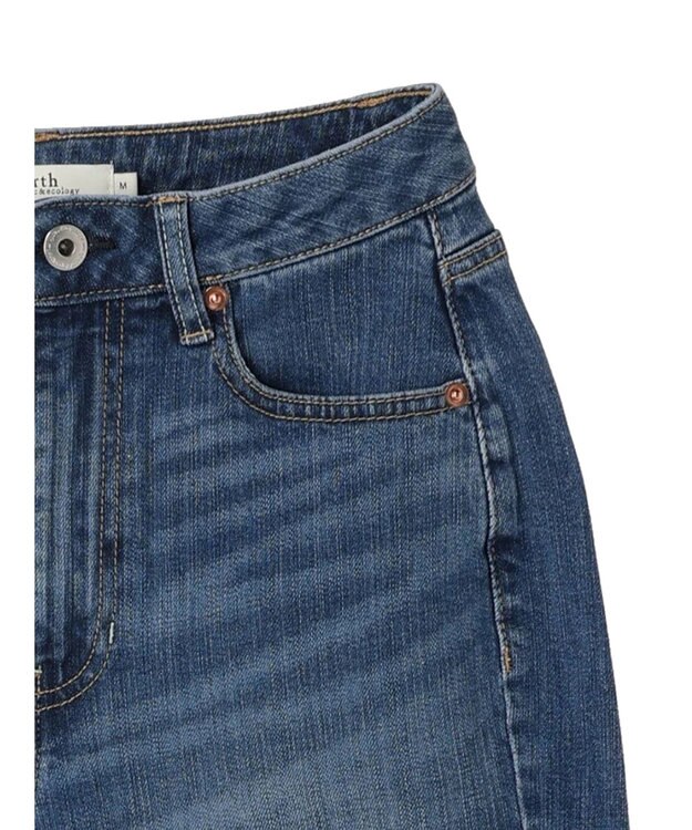 earth music&ecology クロップドデニムパンツ Medium Indigo
