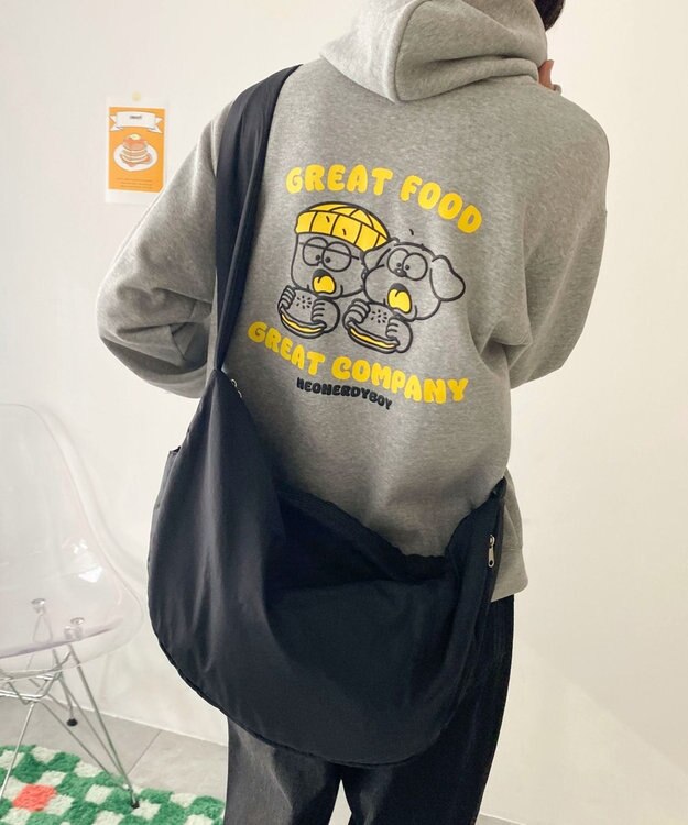 WEGO 【ユニセックス着用ITEM】エアリーBIGショルダー ブラックその他