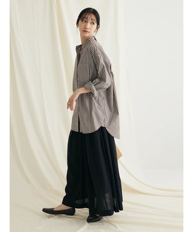 CRAFT STANDARD BOUTIQUE Ｌ／Ｒキャンバススカート Black