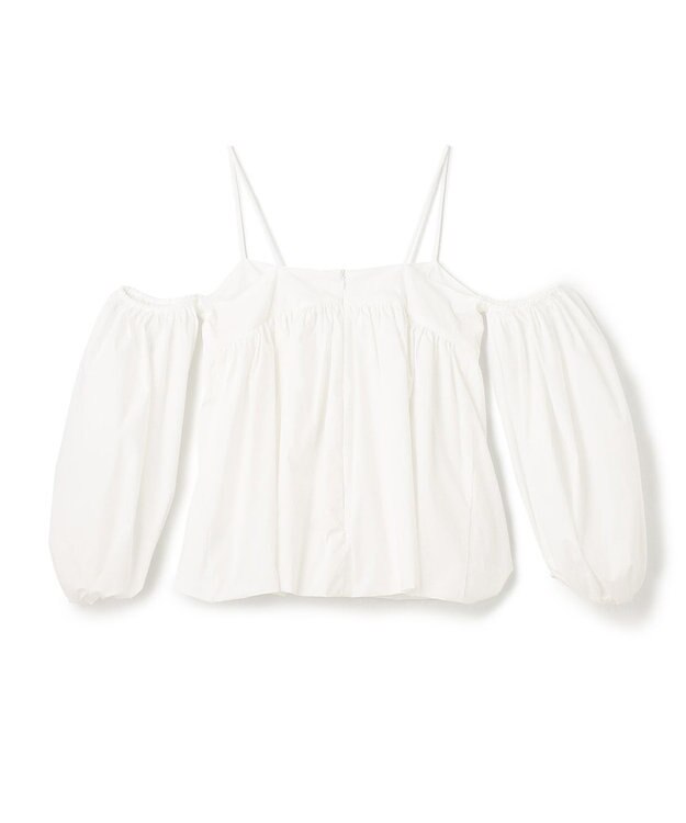 BEIGE， PROTAGONISTA / パフブラウス White