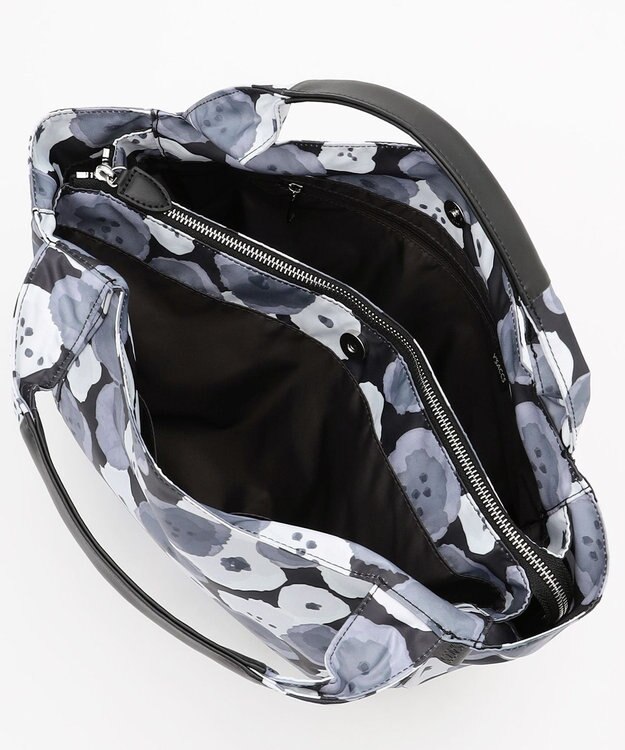 Y'SACCS 総柄プリントトートバッグ グレー