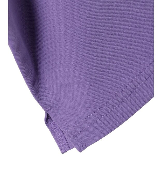 Green Parks 冷っとすずやか　バックカシュクールチュニック Deep Purple