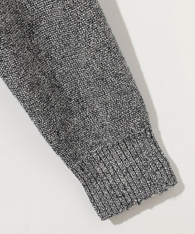 JOSEPH ABBOUD 【和紙使用エコ素材/日本素材/軽量/通気性/速乾性】和紙ムリネ ニット クルーネック ニット ライトグレー系