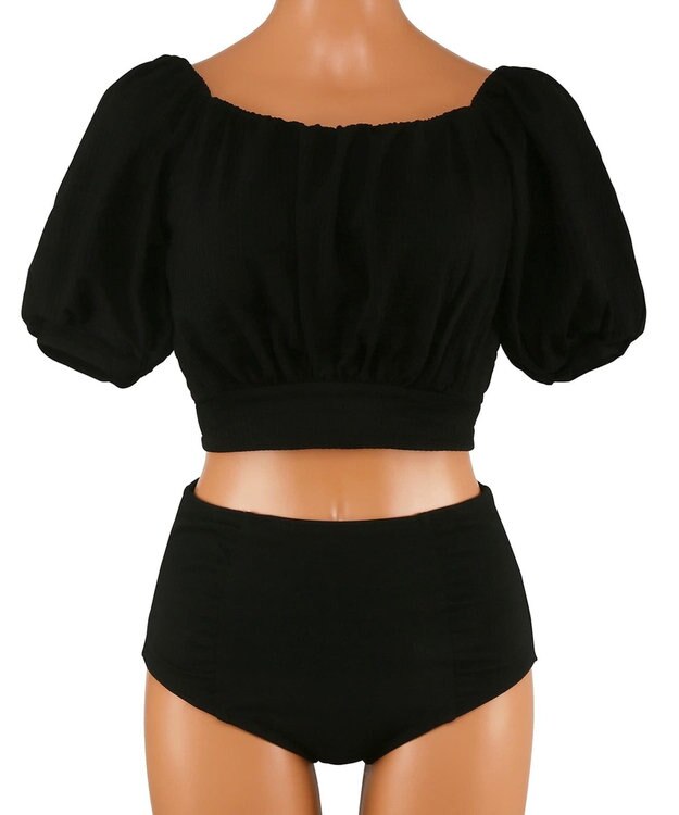 San-ai Resort（三愛水着楽園） WEB限定　3点セット水着　7号、9号、11号【BeachQueen(ビーチクイーン）】 ブラックA