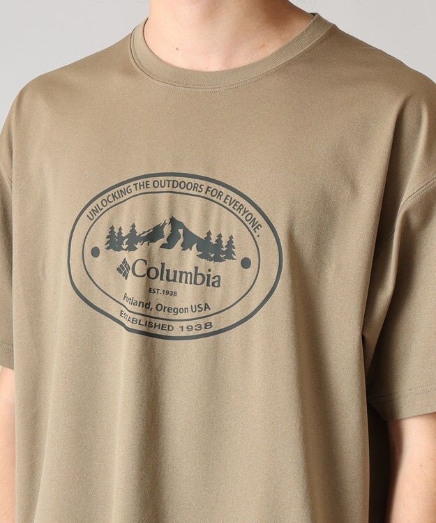 Columbia Columbia/ コールドベイダッシュショートスリーブTシャツ /コロンビア Flax Front Print