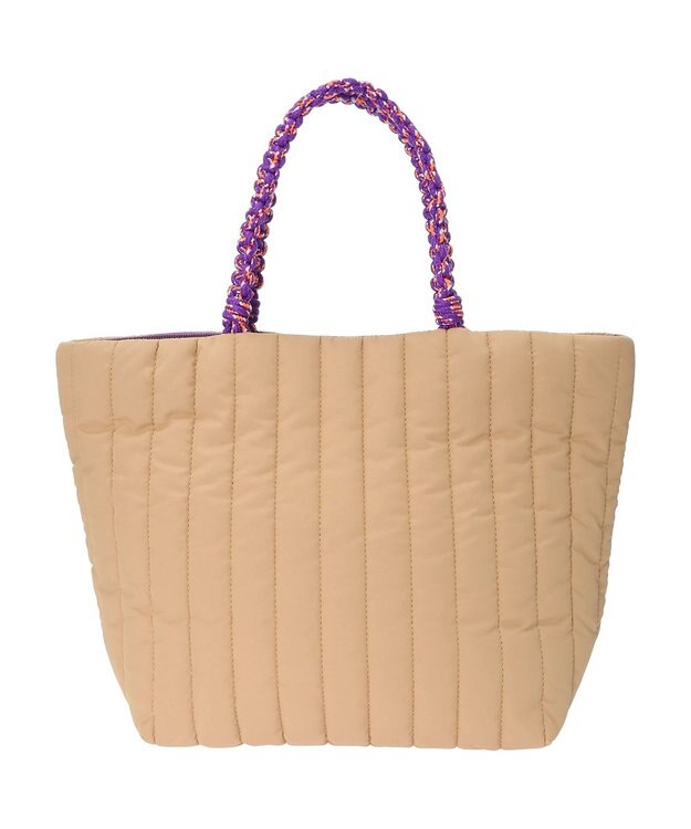 Green Parks ・ＴＯＲＣＨ　ロープキルトバッグ Beige