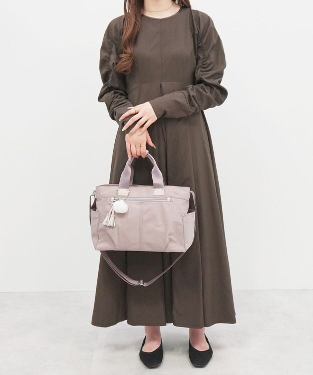 ACE BAGS & LUGGAGE kanana project collection タッセル-e 2wayショルダーバッグ 68873 モーヴピンク