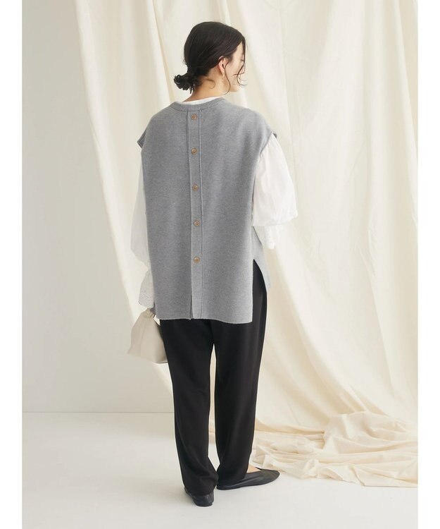 CRAFT STANDARD BOUTIQUE ストレッチカラーイージーパンツ Black