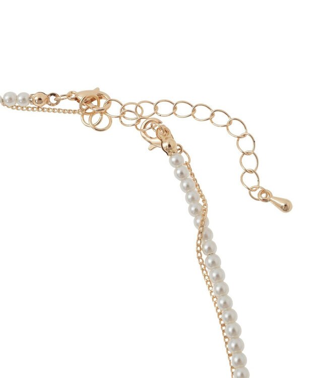 Green Parks パール２連Ｙ字ネックレス Gold