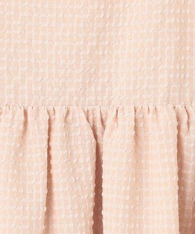 #Newans 【洗える】ボリュームキャミソールドレス ピンク系