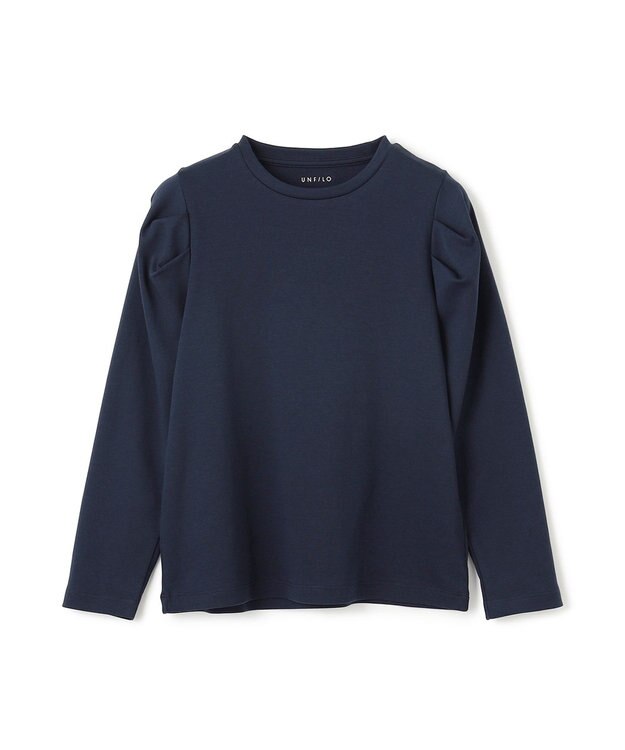 UNFILO 【110-150cm】タックスリーブTシャツ ネイビー