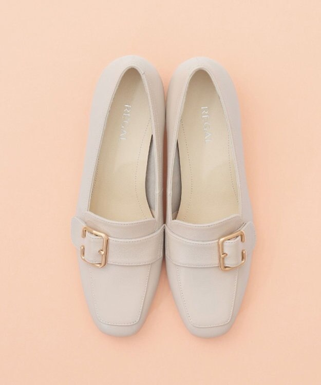 REGAL FOOT COMMUNITY 【リーガルレディース】F91Q バックル付きモカパンプス パンプス アイボリー