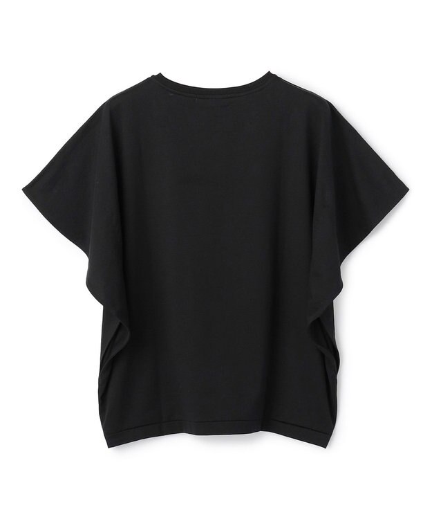 BEIGE， DIOP / スビンコットン ドレープTシャツ Black