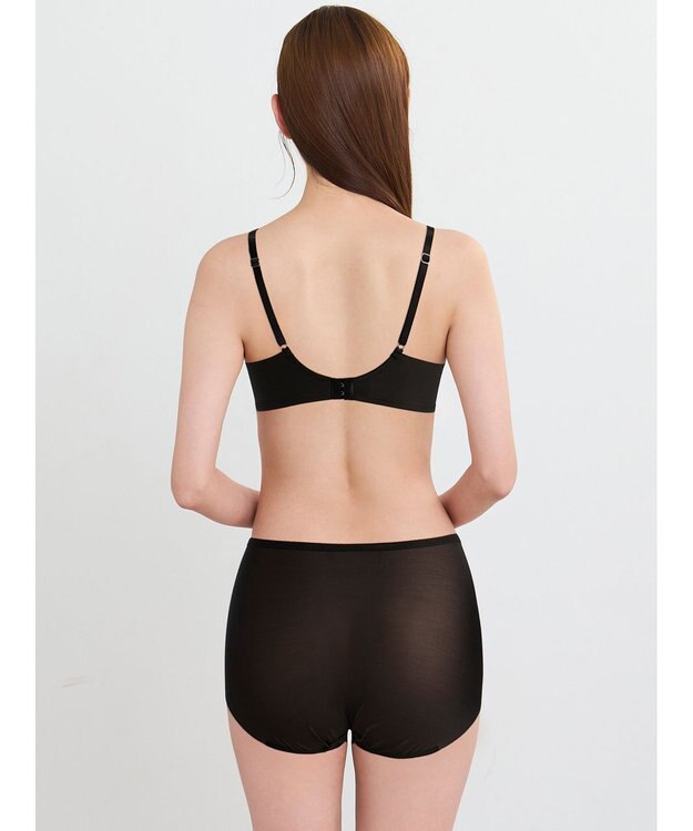 WACOAL ブラジャー サイズや体型特徴に合わせた設計 背中に段差がつきにくい アウターにひびきにくい レディース BXC410 /ワコール ブラック