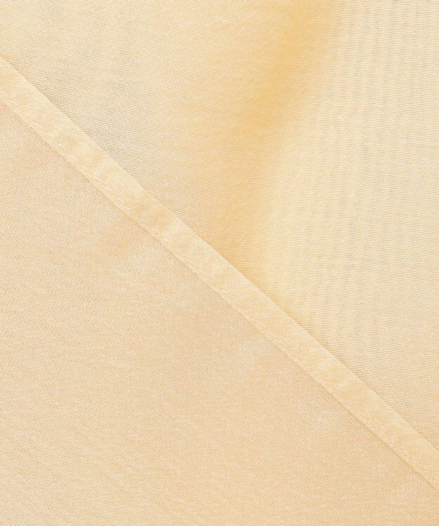 UNFILO シアークロップドシャツ ライトイエロー