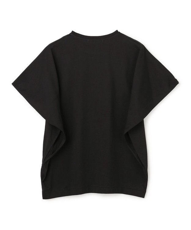 BEIGE， DIOP / スビンコットン ドレープTシャツ Black