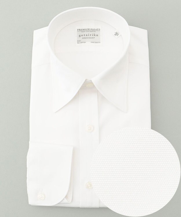 GOTAIRIKU PREMIUMPLEATS_レギュラーカラー ホワイト系