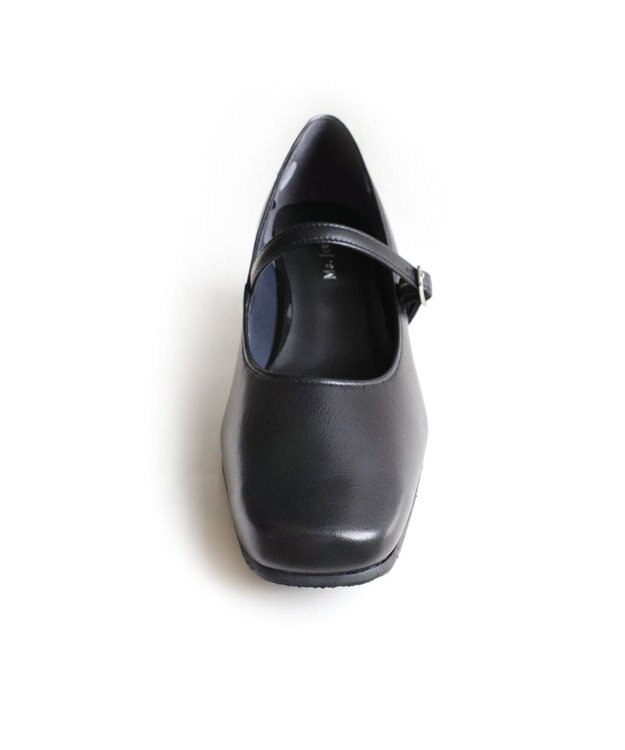 Pointer 【5cmヒール】日本製 ストラップオフィスパンプス ブラック