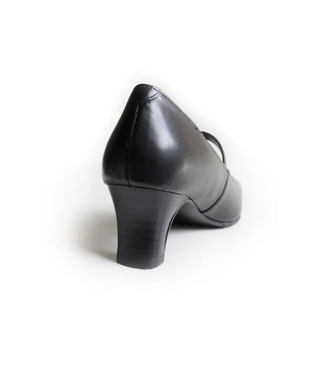 Pointer 【5cmヒール】日本製 ストラップオフィスパンプス ブラック