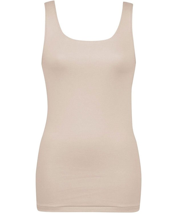 Wing あったかインナー オーガニックコットン混 やわらかくやさしい肌ざわり 【綿の贅沢オーガニック】 綿混 保温性 ノースリーブ 秋 冬 EL4131 ウイング／ワコール ベージュ