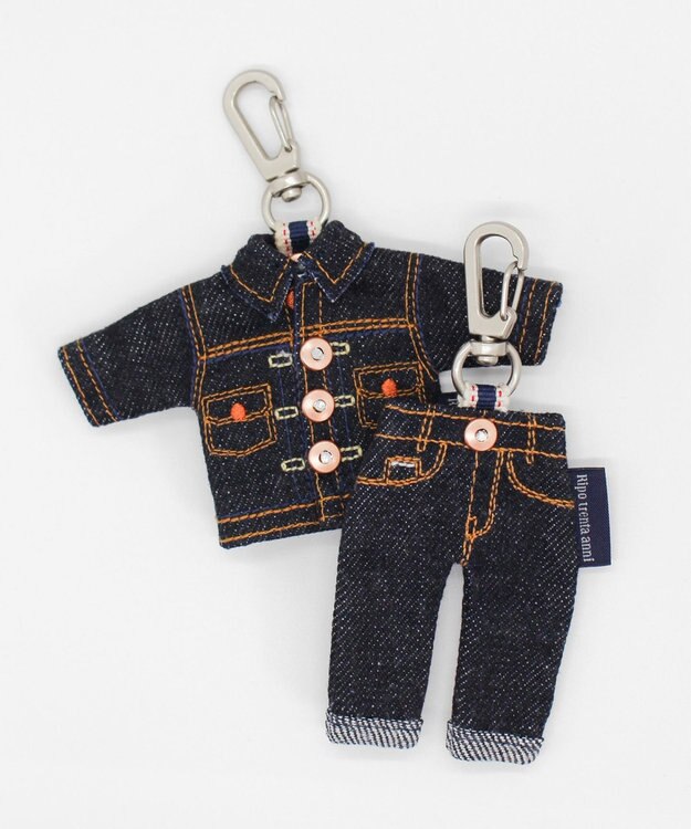 Ripo trenta anni DENIM GJ KEY RING デニム キーホルダー INDIGO