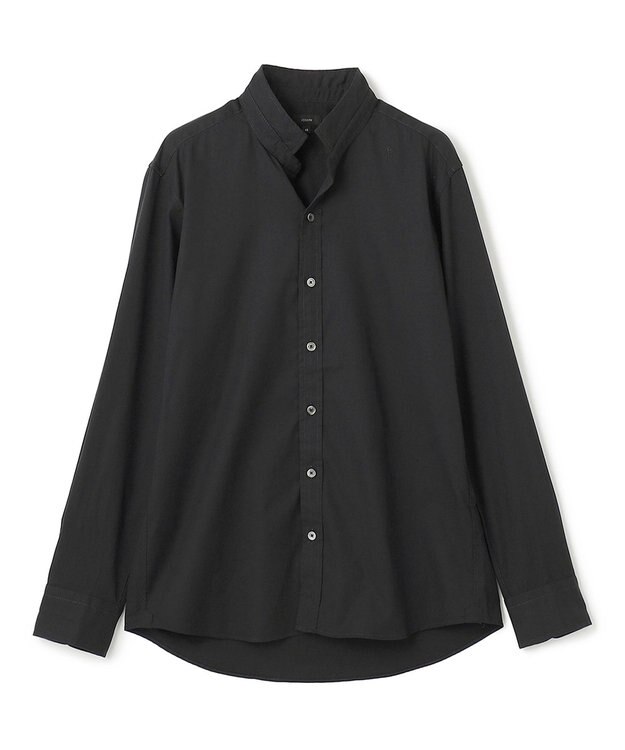 JOSEPH HOMME 80/2オックス　ウイングカラーシャツ ブラック系