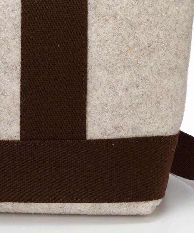 TOPKAPI 【Breath TOPKAPI】イタリアンフェルト ショルダー付 B5 トートバッグ M ベージュ