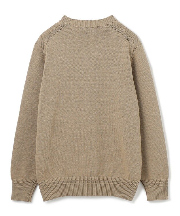 JOSEPH HOMME 【HIGH GRADE LINE】コットンコードブレート　クルーネックニット ベージュ系