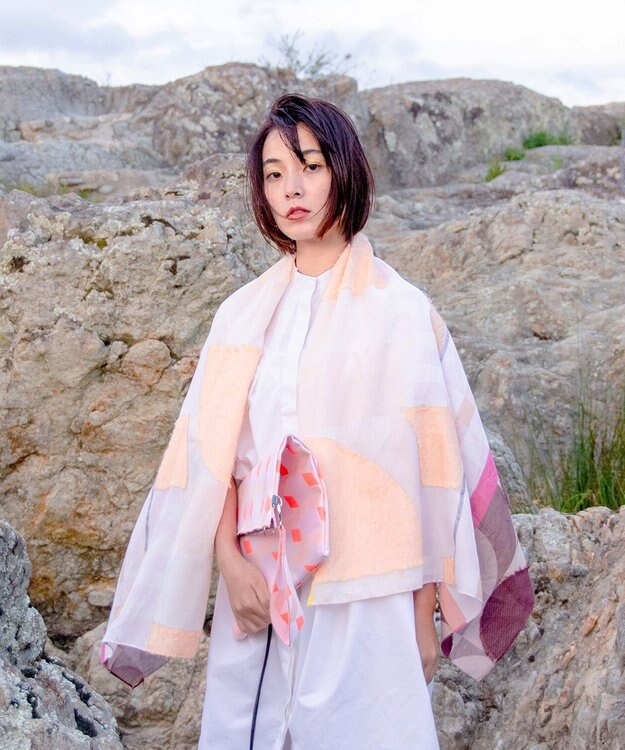 POLS キュプラロングストール ピンク