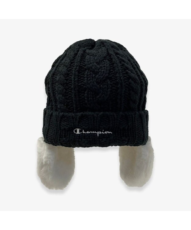 林八百吉商店 Champion　キッズ　ボア耳ケーブルワッチ ブラック