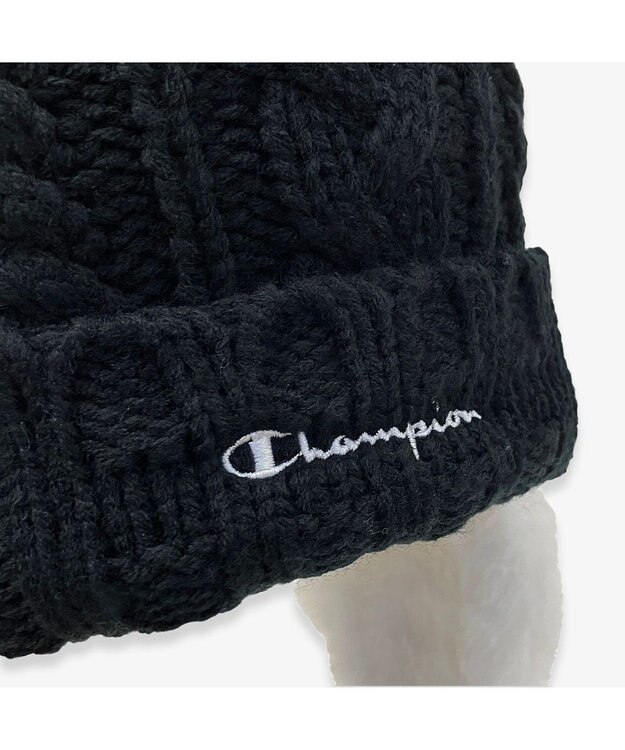林八百吉商店 Champion　キッズ　ボア耳ケーブルワッチ ブラック