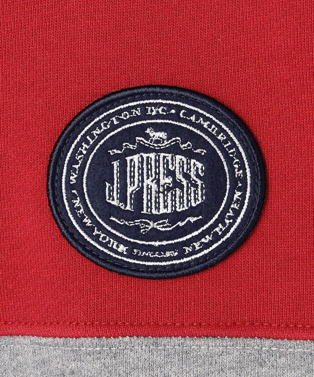 J.PRESS KIDS 【140-170cm】COMBI トリコロール トレーナー レッド系2