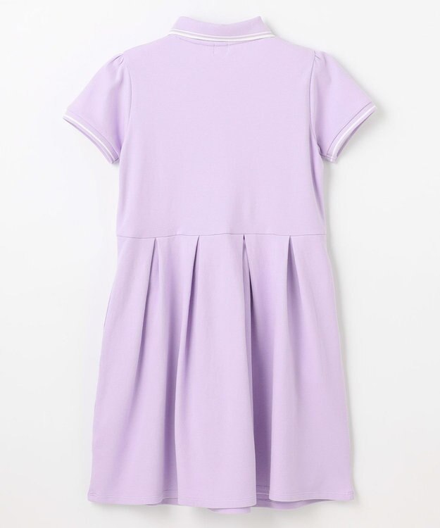 組曲 KIDS 【150-160㎝】ストレッチカノコ ワンピース ラベンダー