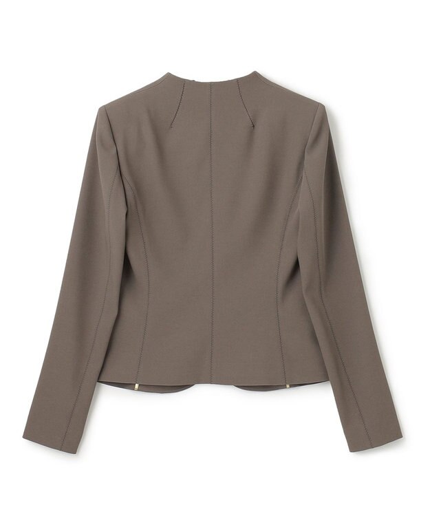 BEIGE， LUIZA / ノーカラージャケット Mocha