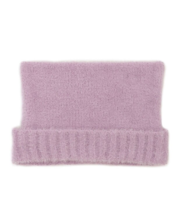 MOONBAT PAUL&JOE ACCESSOIRES(ポール&ジョー)ネコミミ シャギー ニット帽 ラベンダー