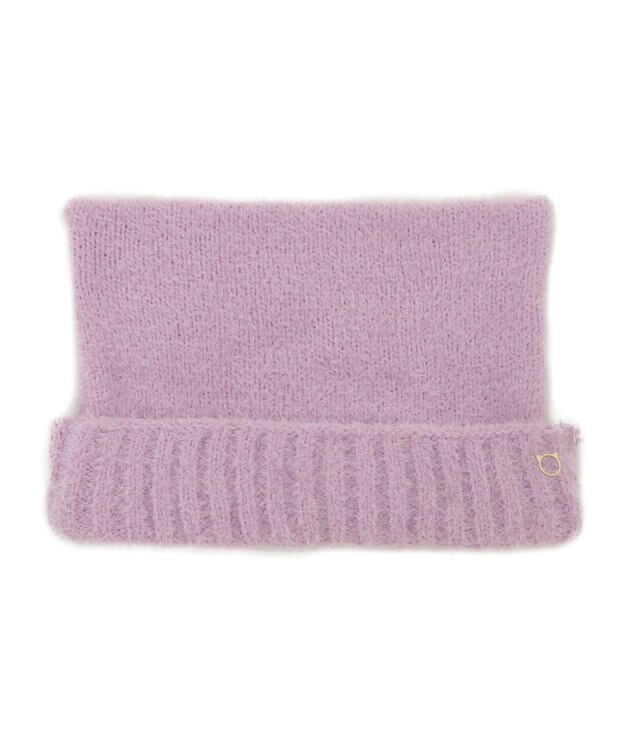 MOONBAT PAUL&JOE ACCESSOIRES(ポール&ジョー)ネコミミ シャギー ニット帽 ラベンダー