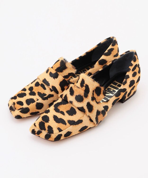 BEIGE， 【一部店舗限定】HENRI EN VARGO / MAYA レオパードローファー Leopard