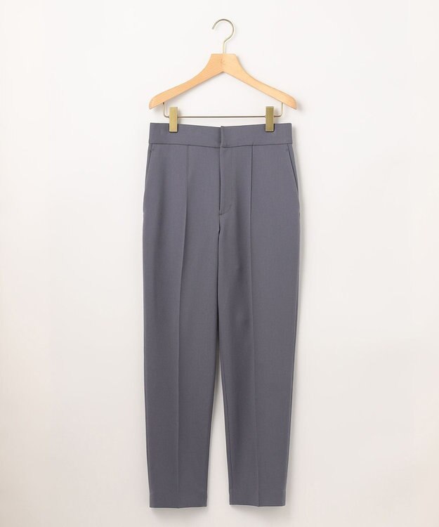 組曲 【洗える・ウエストゴム仕様】2WAYストレッチテーパード パンツ グレー系