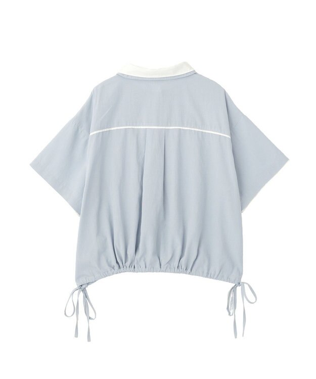 CRAFT STANDARD BOUTIQUE レイヤードライクショートスリーブシャツ Blue