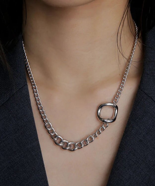 simoe Hug Necklace 01 ネックレス シルバー