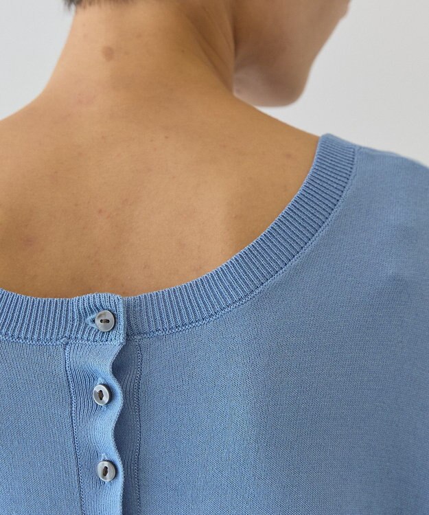 AMERICAN HOLIC 【前後2WAY】ポンチョニット Sax