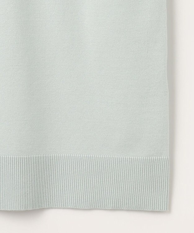 組曲 【洗える】Elenaパフスリーブ ニット グリーン系