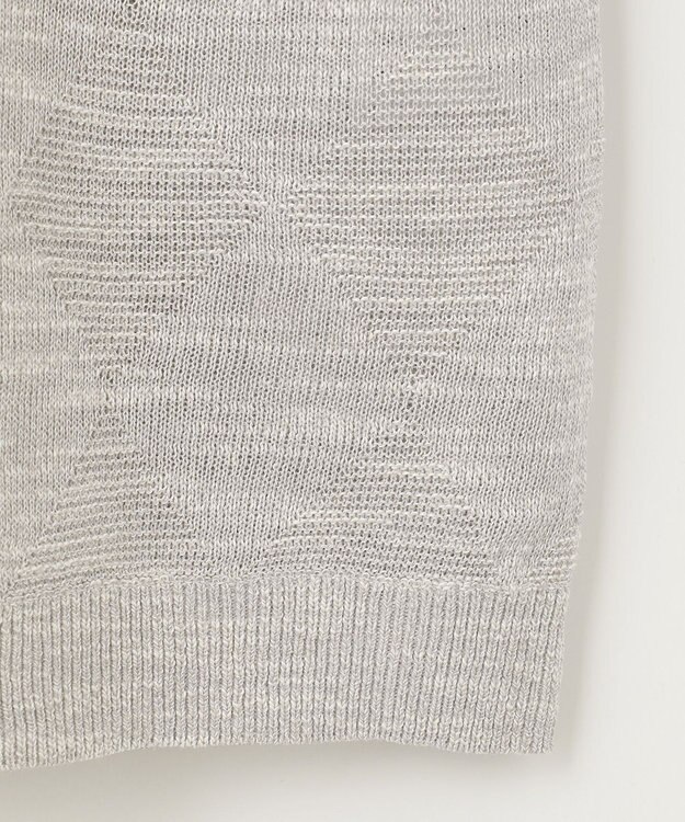 JOSEPH ABBOUD 【サスティナブル】スラブギマ ポロシャツ ライトグレー系