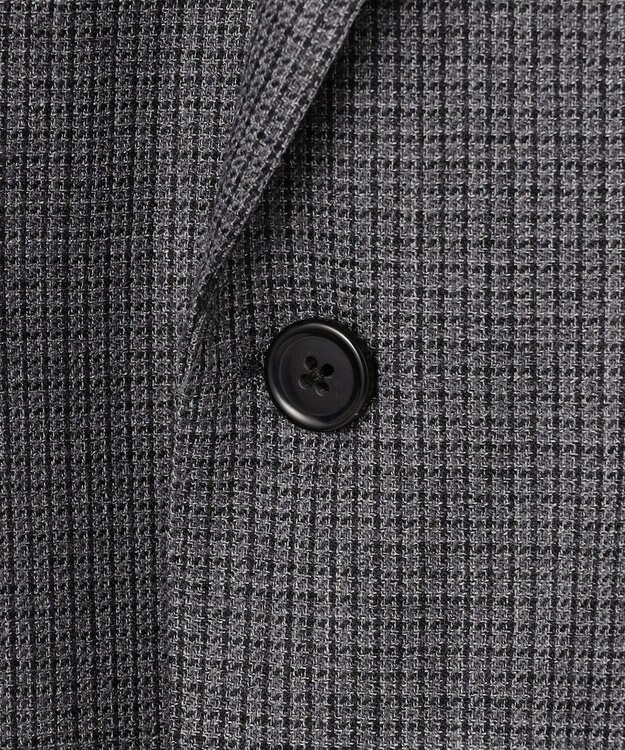 J.PRESS MEN 【定番 / セットアップ対応】マナードシルクホームスパン ガンクラブチェック ジャケット ライトグレー系3