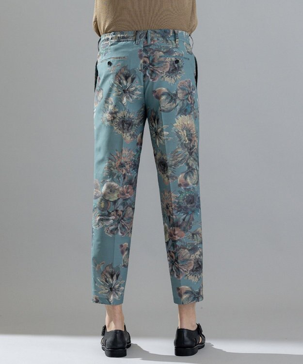 JOSEPH HOMME 【LEON 掲載】クールドッツストレッチトロピカル柄　/ TEDDY CONVERTIBLE ピーコックグリーン系5