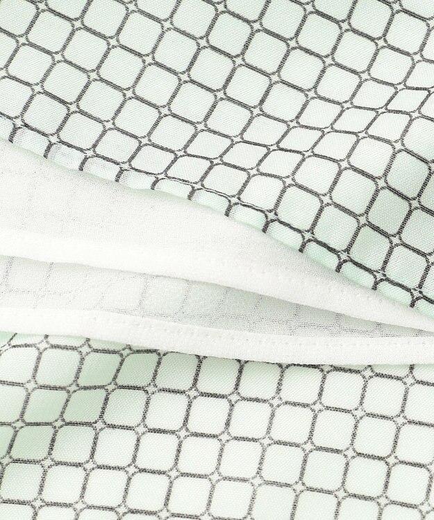 J.PRESS LADIES チェックプリント カットソー ミントベース系