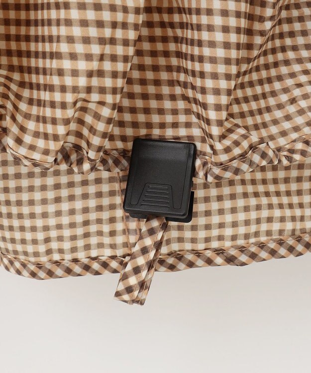 MOONBAT FLAT PURE サイクル レインポンチョ チェック 自転車 収納袋付き ベージュ