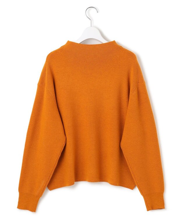 J.PRESS YORK STREET 【WOMEN】ANTI PILLING WOOL ボトルネックニット オレンジ系