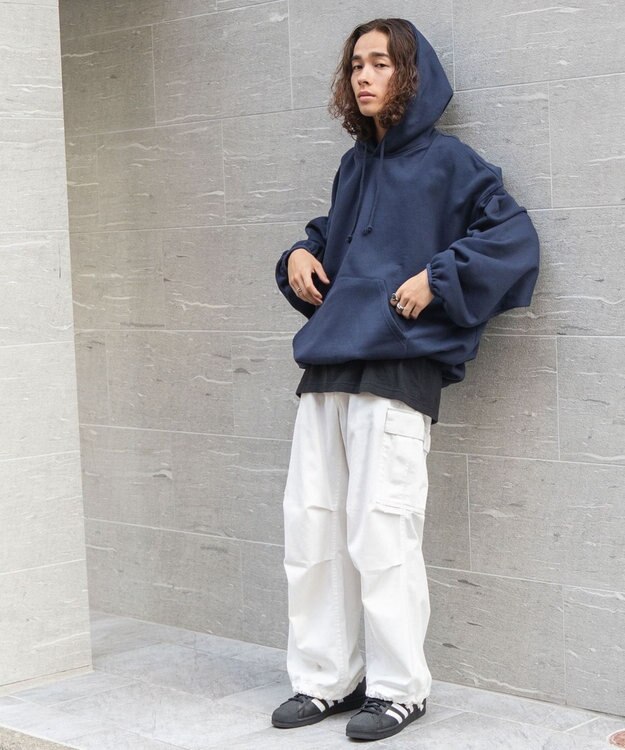 WEGO スーパーBIGバルーンパーカー ネイビー