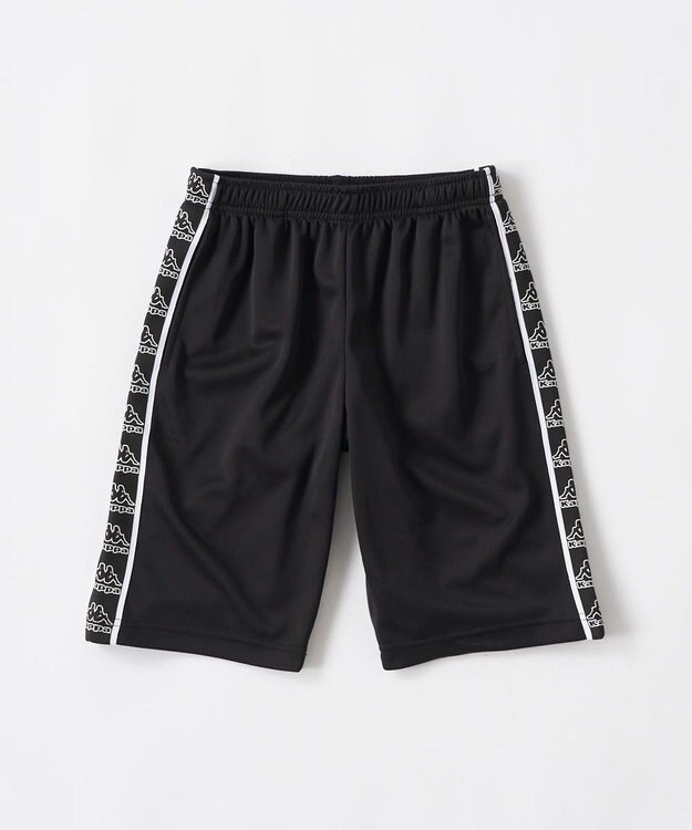 OP／FILA 【Kappa】セットアップ　ブランドロゴ入りトップス＋ショートパンツ チャコールグレー